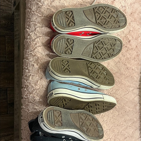 Converse Women's Sneakers in Black, Blue, and Red - Picture 4 of 5